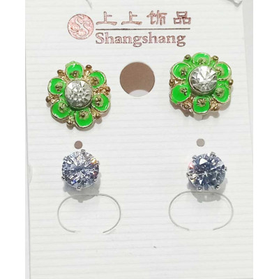 AS2145 - Anting-Anting 1 Set Flower Green